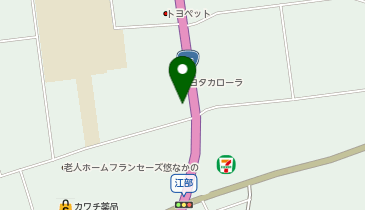 牛角 信州中野店の地図画像