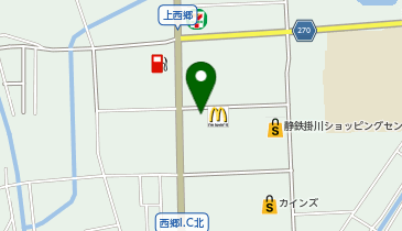 牛角 掛川店の地図画像