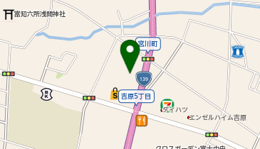 牛角 富士吉原店の地図画像