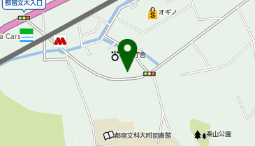 牛角 都留店の地図画像