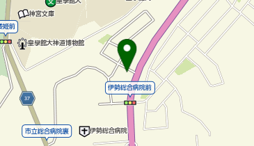 牛角 伊勢病院前店の地図画像