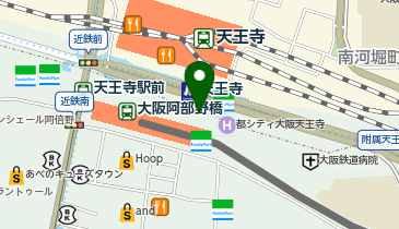 牛角 天王寺店の地図画像