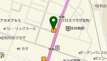 温野菜 足利店の地図画像