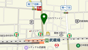 温野菜 武蔵境店の地図画像