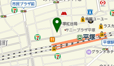 温野菜 平塚店の地図画像