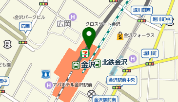 温野菜 金沢駅ビル店の地図画像