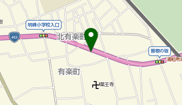 無添 くら寿司 所沢有楽町店の地図画像