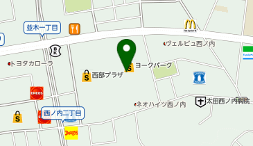 無添 くら寿司 郡山ヨークパーク店の地図画像