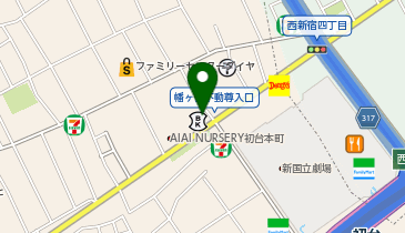 無添 くら寿司 初台店の地図画像