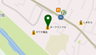 ヨークベニマル若林店の地図画像