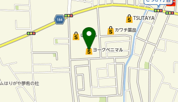 ヨークベニマル針ケ谷店の地図画像