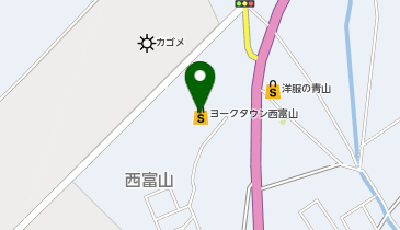 ヨークベニマル西富山店の地図画像