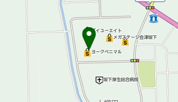 ヨークベニマル会津坂下店の地図画像