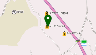 ヨークベニマルメガステージ田村店の地図画像