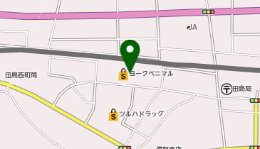 ヨークベニマル田島店の地図画像