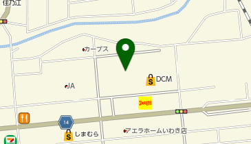 ヨークベニマル湯本南店の地図画像