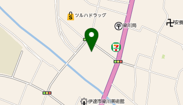 ヨークベニマル梁川店の地図画像