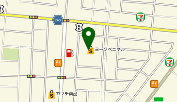 ヨークベニマルいわき泉店の地図画像