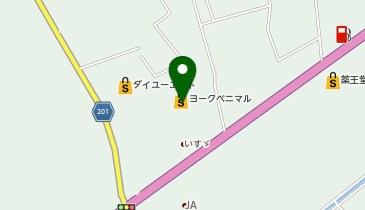 ヨークベニマル登米中田店の地図画像