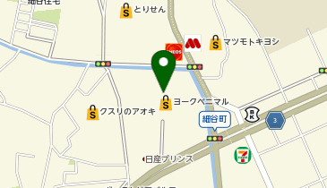 ヨークベニマル細谷店の地図画像