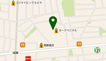 ヨークベニマル鹿沼店の地図画像