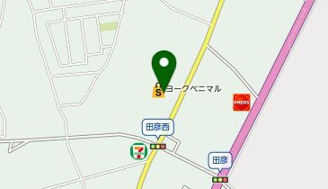 ヨークベニマル田彦西店の地図画像