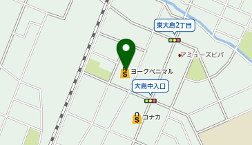 ヨークベニマル東大島店の地図画像