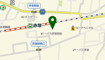 ヨークベニマル赤塚店の地図画像