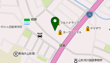 ヨークベニマル成沢店の地図画像