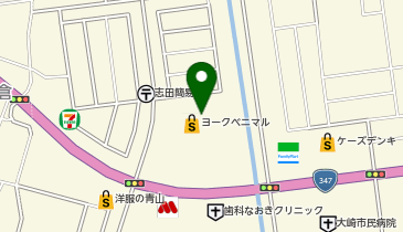 ヨークベニマル古川南店の地図画像