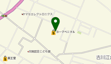 ヨークベニマル古川福浦店の地図画像