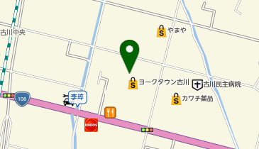ヨークベニマル古川店の地図画像