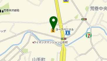 ヨークベニマル荒巻店の地図画像