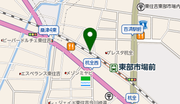 ダイエー東部市場前店イオンフードスタイルの地図画像