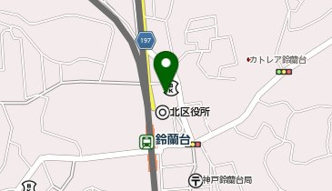 イオンフードスタイルベルスト鈴蘭台店の地図画像