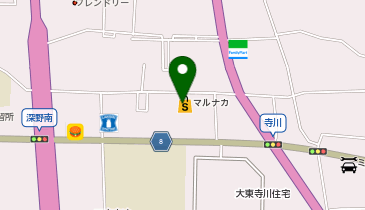 ダイエー大東寺川店の地図画像