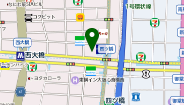 イオンフードスタイル四ツ橋店の地図画像