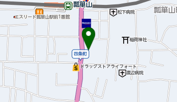 イオンフードスタイル瓢箪山店の地図画像