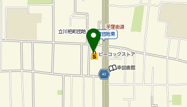 ピーコックストア玉川上水店の地図画像