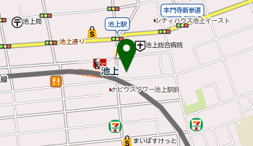 マックスバリュエクスプレス池上店の地図画像
