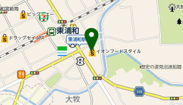 イオンフードスタイル東浦和店の地図画像