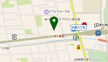 ダイエー東大島店の地図画像