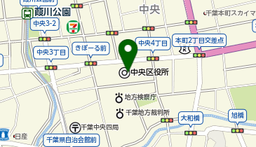 ダイエーグルメシティ千葉中央店の地図画像