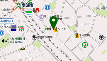 ダイエー南浦和東口店の地図画像