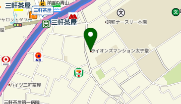 ダイエー三軒茶屋店の地図画像