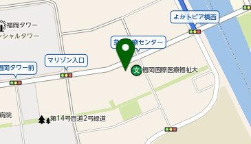 ほっともっと ももち浜店の地図画像