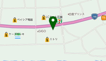 ほっともっと 花園インター店の地図画像