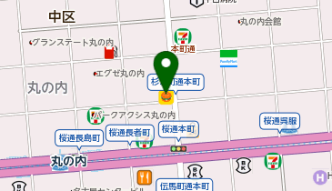 ほっともっと 丸の内本町通店の地図画像