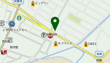 ほっともっと 安慶名店の地図画像