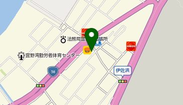 ほっともっと 伊佐浜店の地図画像